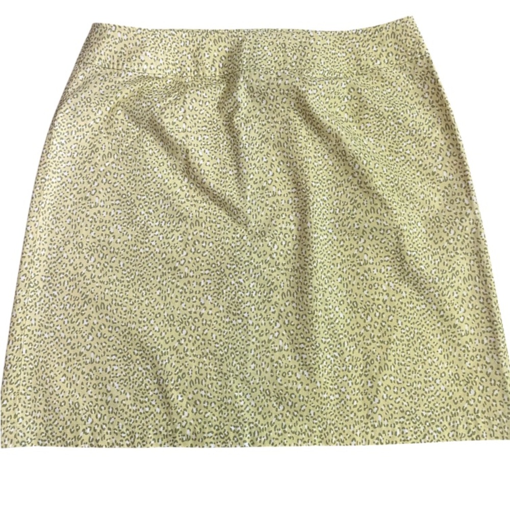 Talbots Size 16 Leopard Print Skirt A-Line - image 1